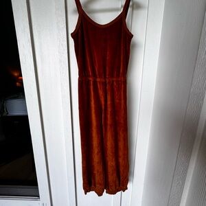 New Suzie Suzi Kondi Giorgi Velour Jumpsuit Copper small.